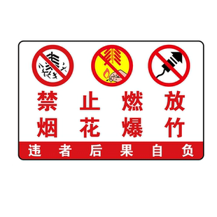烟花爆竹警示牌经营销售点警示牌标识烟花爆竹经营点安全警告牌禁止燃放烟花爆竹严禁放鞭炮烟火吸烟提示牌