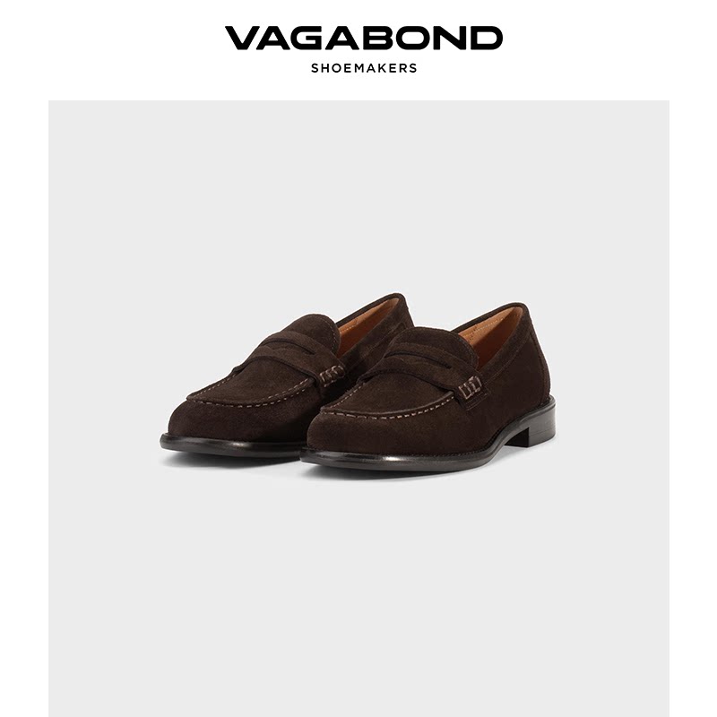 VagabondLINN绒面便士乐福鞋图片