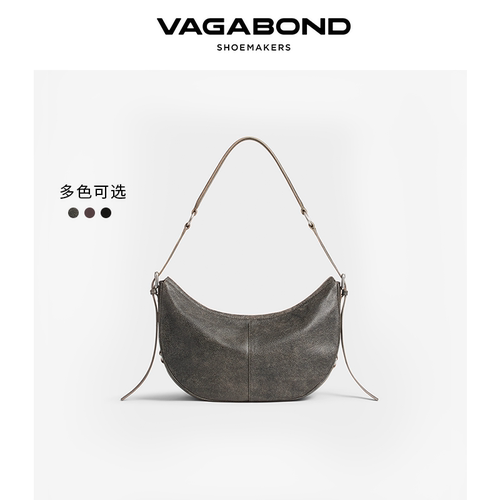 VagabondITAMI牛皮新月包