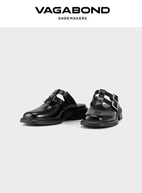 Vagabond ELLIS女士牛皮低跟凉鞋穆勒鞋露跟休闲鞋2026春夏新品