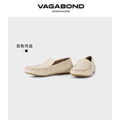Vagabond 2026春夏新品 MIKA女士羊皮蛇纹乐福鞋 一脚蹬休闲驾车鞋