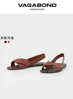 VagabondTIA2.0低跟露趾凉鞋