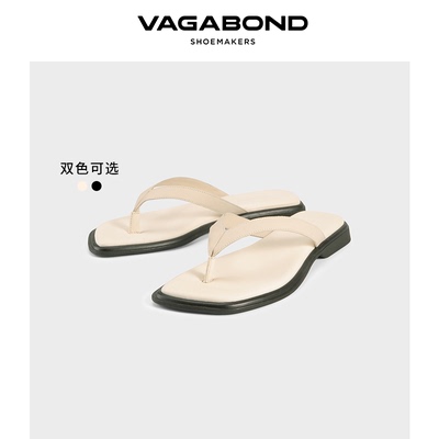 VagabondIZZY羊皮夹趾平底凉鞋