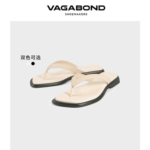 VagabondIZZY羊皮夹趾平底凉鞋