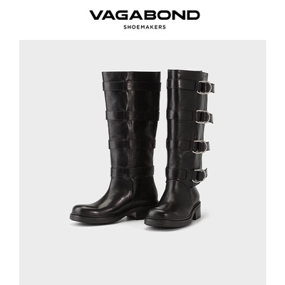 VagabondKARLIE多扣高筒骑士靴