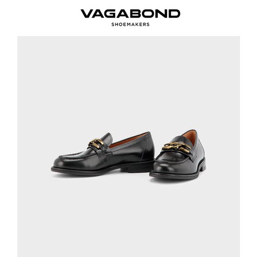 VagabondLINN杏头便士乐福鞋