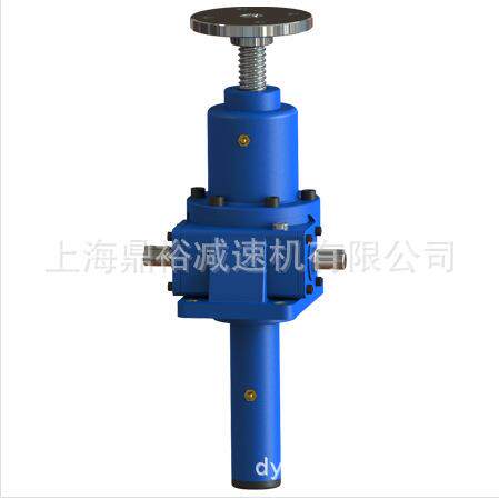 鼎裕H-10T螺旋升降器SJB蜗轮蜗杆梯形丝杆升降机手动手轮手摇