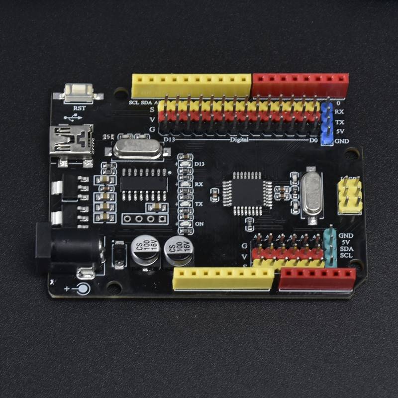 开发板兼容arduino功能 UNO R3 atmega328 改进集成拓展板怎么看?