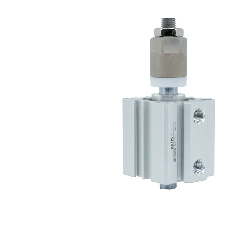 德客薄汽缸SAJ32*10X20X30X50-30SB带磁复动可调行程气缸SAJ32X5-