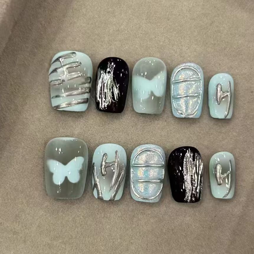 简约风ins穿戴甲手工韩系