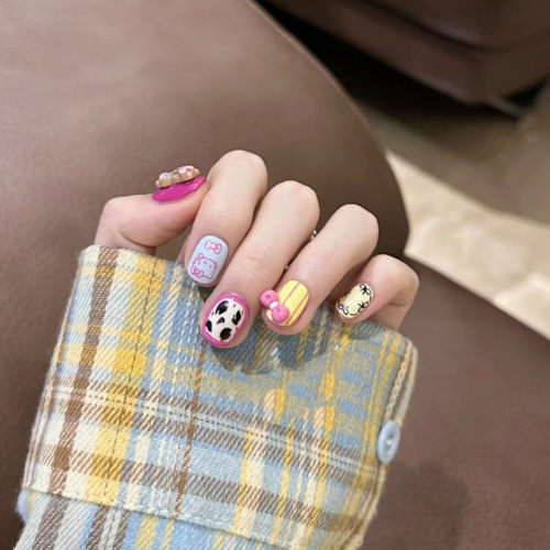 穿戴甲夏日多巴胺kitty猫