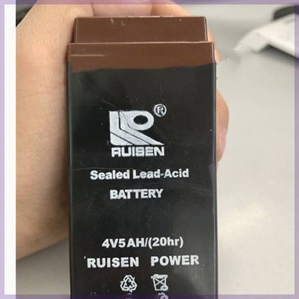 RUISEN蓄电池4V5AH/20HR电子秤 台秤 电子吊秤 计价秤 磅秤电瓶