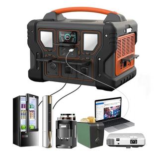 1600W升级高功率磷酸铁锂户外电源双向逆变快充便携式储能电源