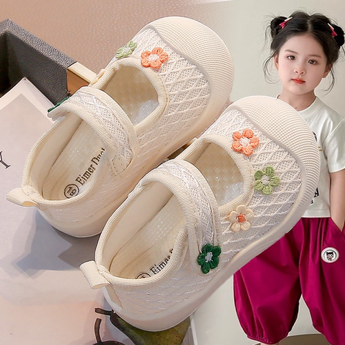 浅口女童单鞋2026夏季新款儿童小板鞋百搭小白鞋幼儿园宝宝软底鞋