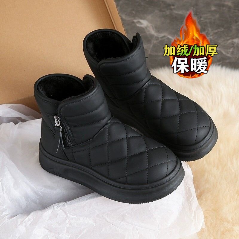 2026年秋冬新款女童爆款韩系简约加绒户外雪地靴舒适保暖爆款棉靴,童鞋/婴儿鞋/亲子鞋,雪地靴,淘宝优惠券,粉丝福利购,淘宝优惠卷