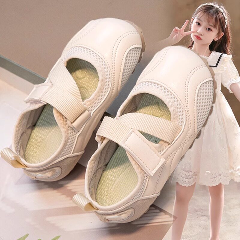 女童凉鞋包头夏季新款儿童网面软底公主宝宝女孩爆款德训2026单鞋