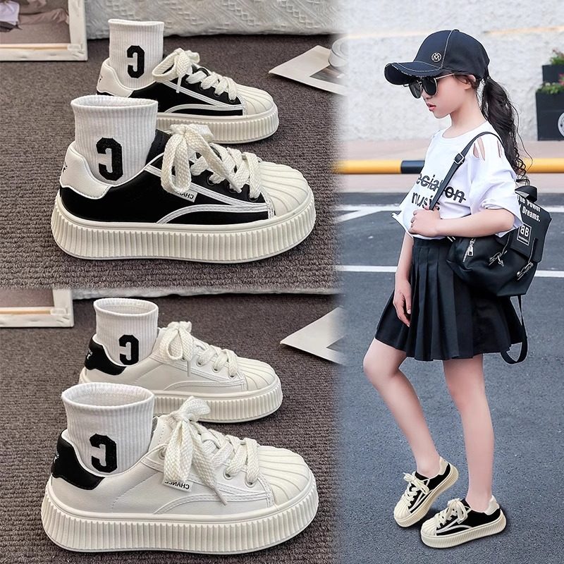 女童鞋子贝壳头2026秋季新款板鞋儿童休闲运动鞋软底防滑小白鞋潮,童鞋/婴儿鞋/亲子鞋,板鞋,淘宝优惠券,粉丝福利购,淘宝优惠卷