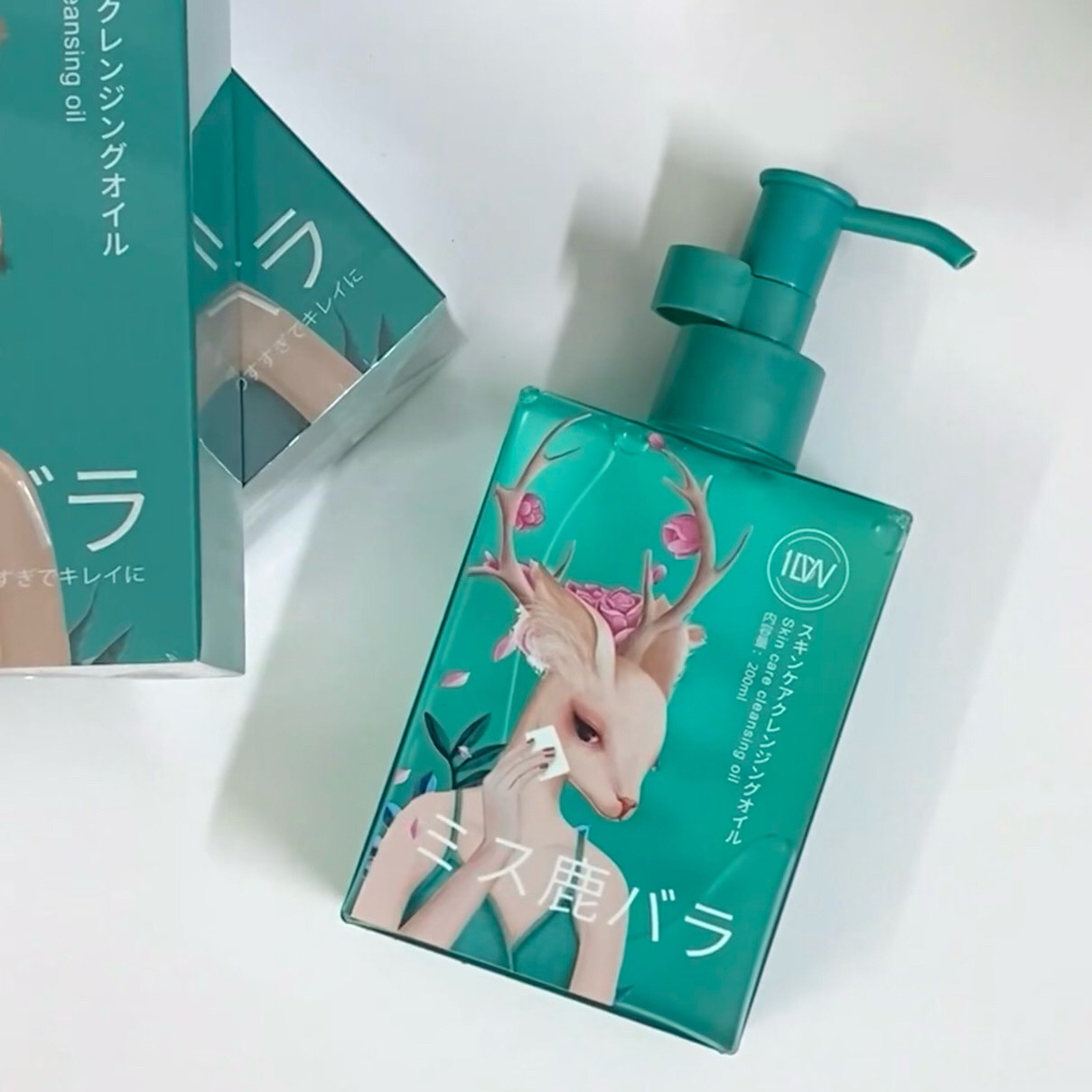 看日期！以油养肤太顶了~一滴百小鹿养肤洁颜油清洁卸妆油200mL