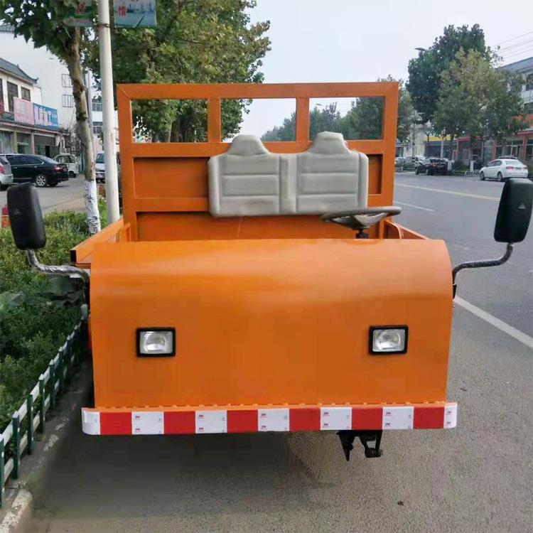 大棚搬运电动平板货车 四轮平板车 仓库货车拉货车