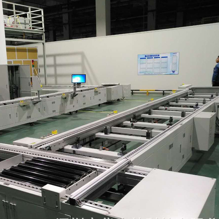 坑梓自动化生产插件线车载广告机电子电器生产线倍速链插件流水线
