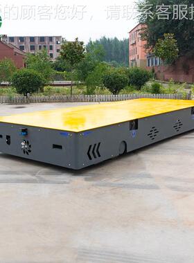 运环氧坪漆车间 用胶轮地输AUB车聚氨酯电动平板车 自由转向无轨