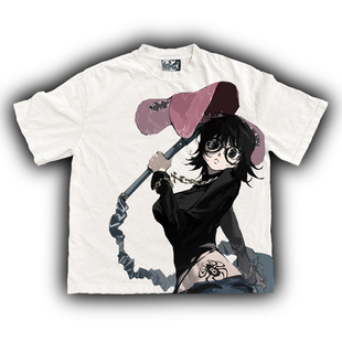 番茄小诗  全职猎人动漫涂鸦Graffiti嬉皮士Hippies复古短袖t恤