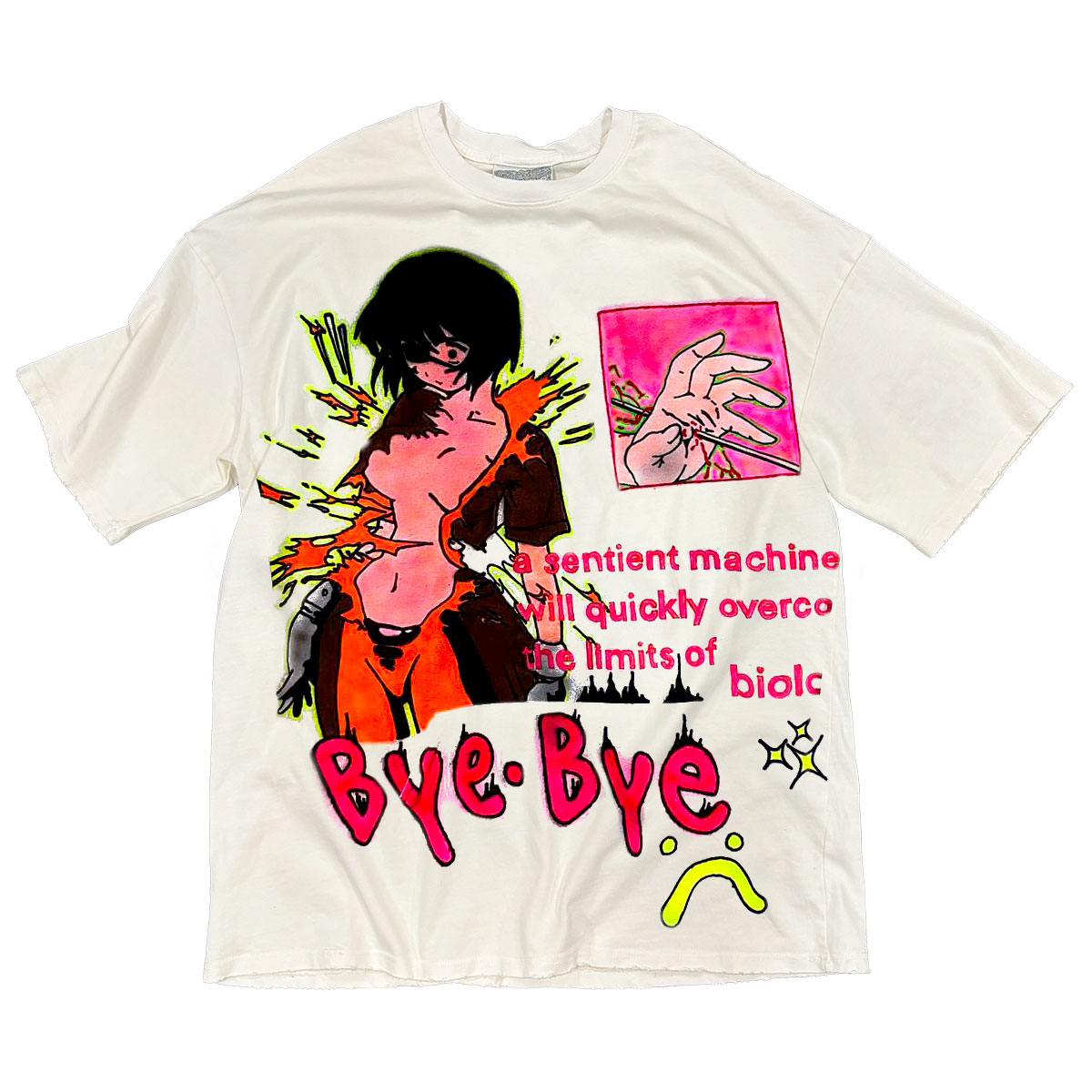 番茄小诗涂鸦Graffiti漫画Manga嬉皮士Hippies好穿短袖T恤潮牌