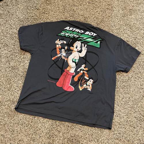 番茄小诗 ASTRO BOY动漫卡通风短袖T恤男女宽松纯棉情侣