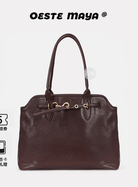 Oeste maya托特包女欧美复古街头风2025新款大容量单肩腋下手提包