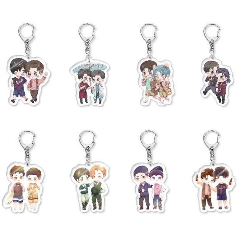 188南团钥匙扣夏日限定李玉周瑾行俞风城亚克力挂件小吊坠周边礼