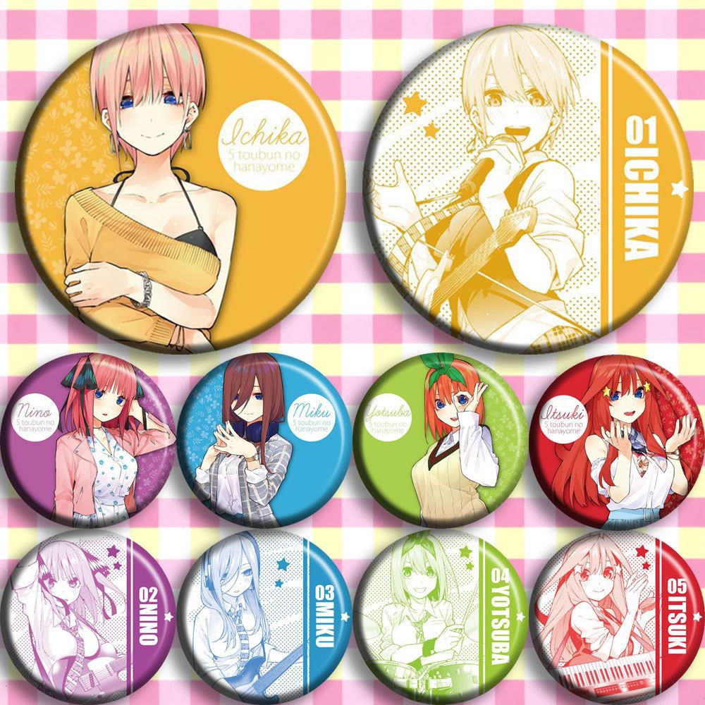 五等分的花嫁 动漫徽章胸章E款 二次元周边吧唧非海报画挂件