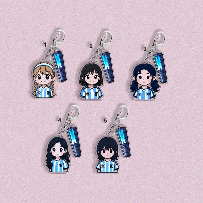 原创LE SSERAFIM周边宫胁咲良 中村一叶洪恩採挂件包包钥匙扣1501