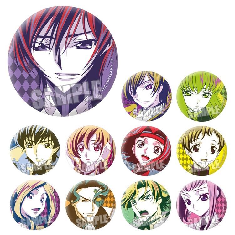 Code Geass 反叛的鲁路修3皇道剧场版动漫徽章 CC吧唧胸章挂件D