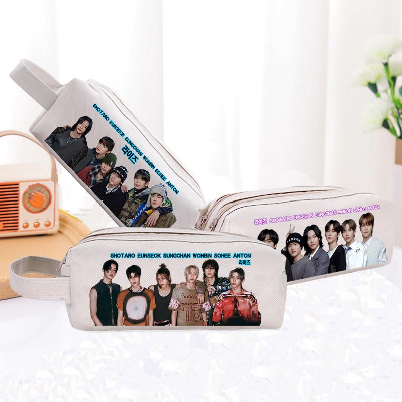 RIIZE周边李灿荣朴元彬李炤熙SHOTARO布艺大容量笔袋文具BD67