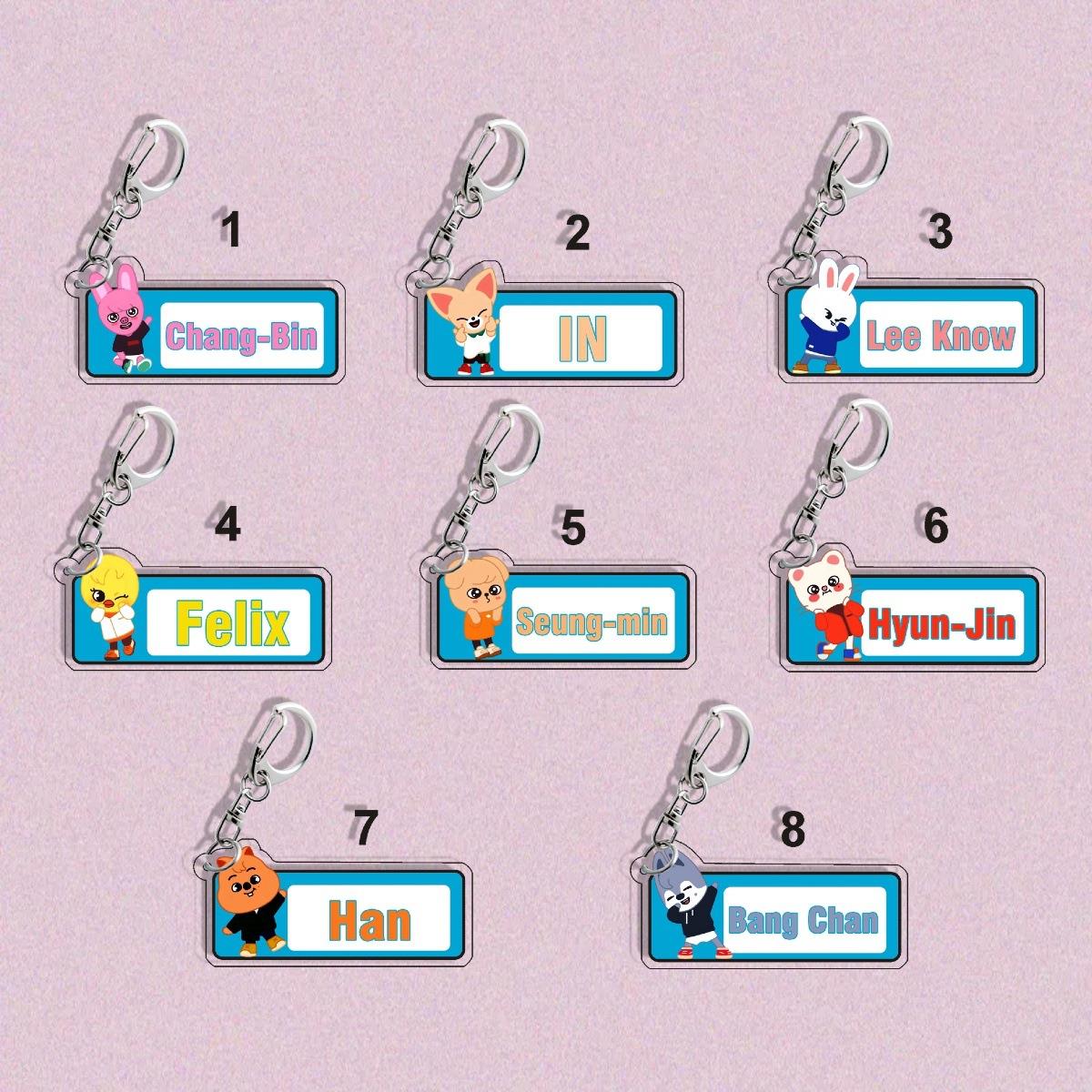 Stray Kids李龙馥方灿SKZOO包包挂件书包挂饰钥匙扣1256