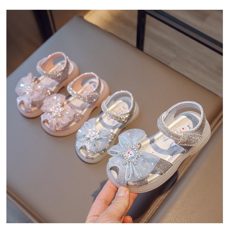 现货速发girls  shoes kids ba child girl sads soft botm