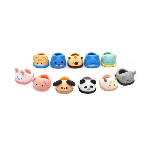 娃鞋20CM棉花娃娃鞋子可爱动物