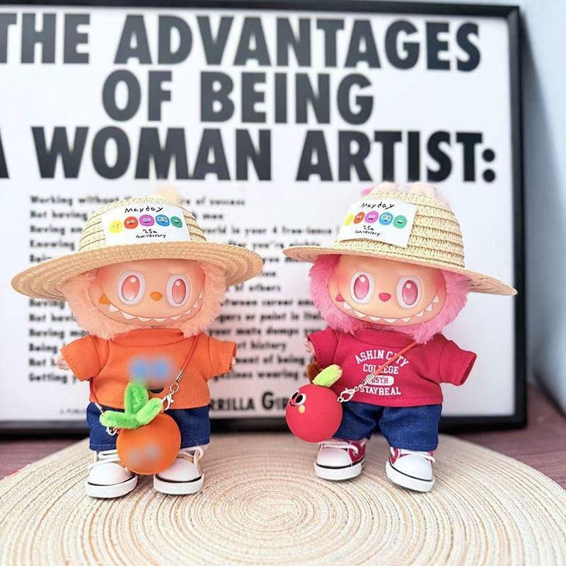 labubu娃衣一二三代钥匙扣挂件