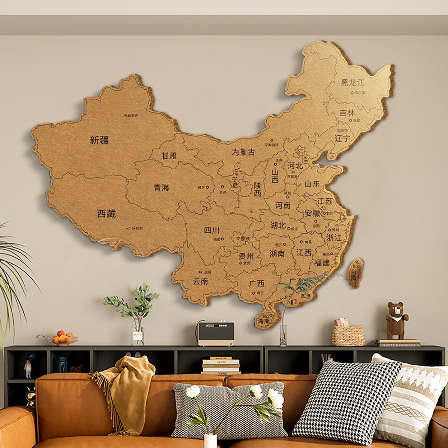 毛毡板墙贴照片墙展示墙背景板