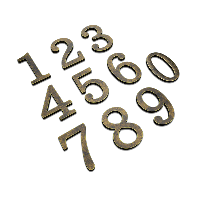 门牌号高级感家用磁吸式