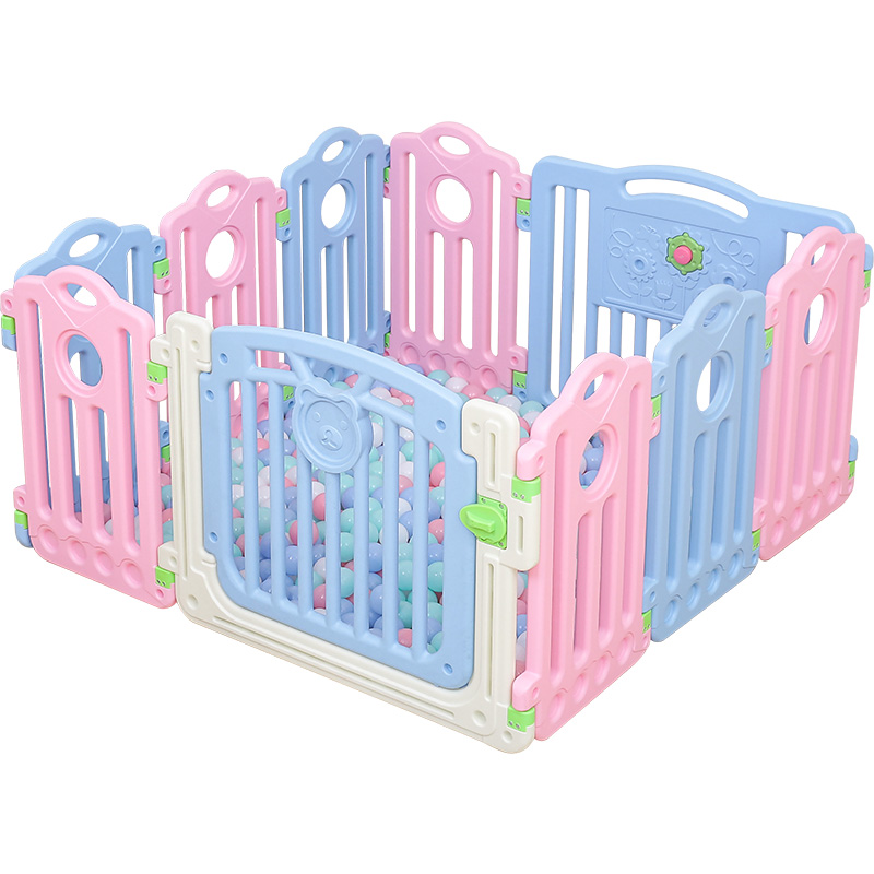 极速儿童游戏围栏学步室内家用y安全栏宝宝防摔栏爬行垫婴儿防护