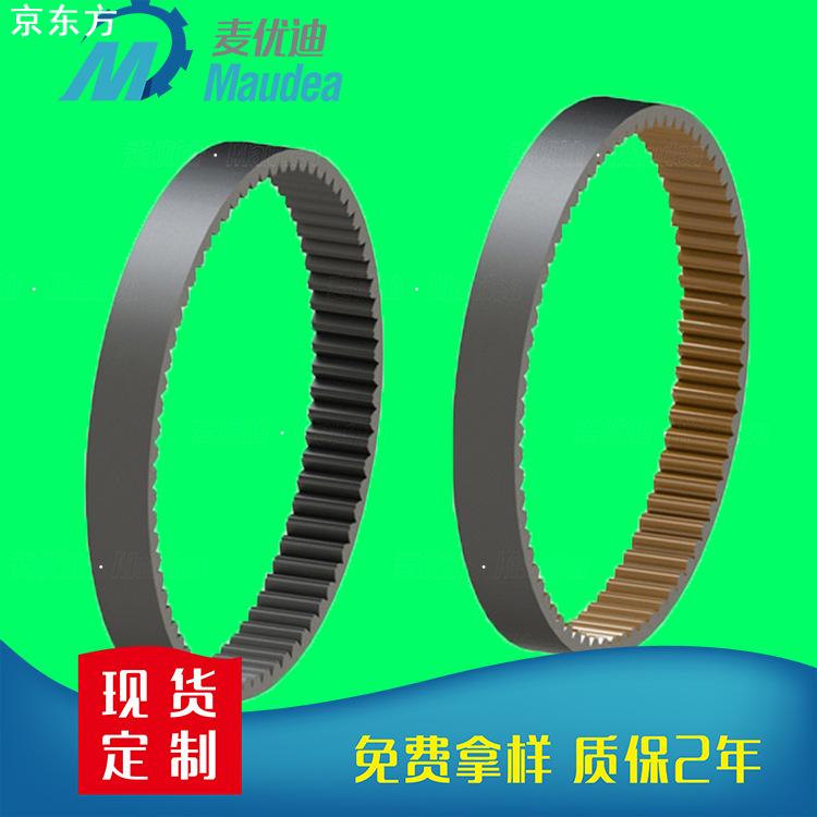 厂家热销橡胶同步皮带S2M S3M S5M S8M S14M工业传送双面齿同步带