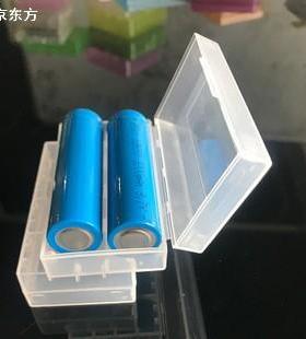 透明电池盒2节18650电池盒4节装CR123A/16340电池收纳盒保护盒子