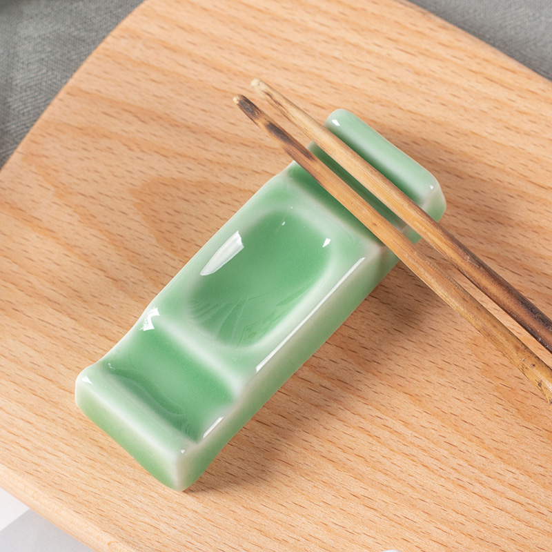 龙泉非遗青瓷高颜值双头筷子架
