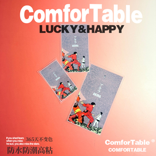 万物可贴 可贴万物 阿基拉AKIRA动漫海报防水防晒头盔电动车贴纸