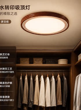 新中式衣帽间吸顶灯LED超薄