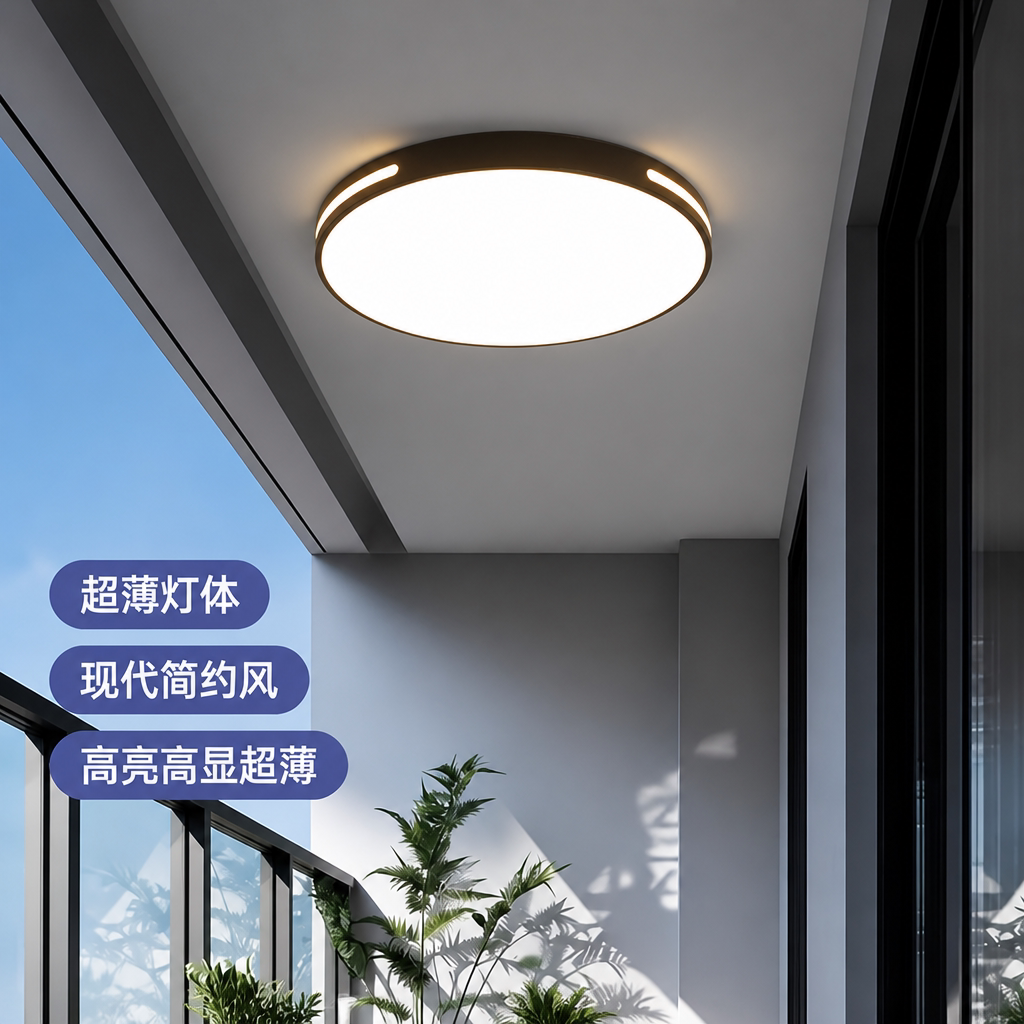 H走廊阳台灯别墅大门口吸顶灯门厅入户灯户外庭院屋檐阳台室外灯图片