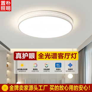 主卧简约现代护眼儿童房灯 镂空花朵全光谱led吸顶灯卧室20245新款