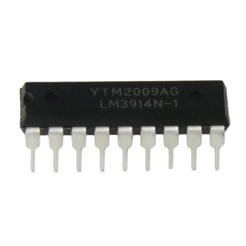 LM3914N-1直插LED灯条形图显示驱动器DIP-8国产电量指示IC芯片