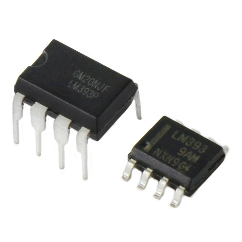 LM393双路电压比较器2通道原装进口直插DIP-8国产贴片SOP8芯片IC